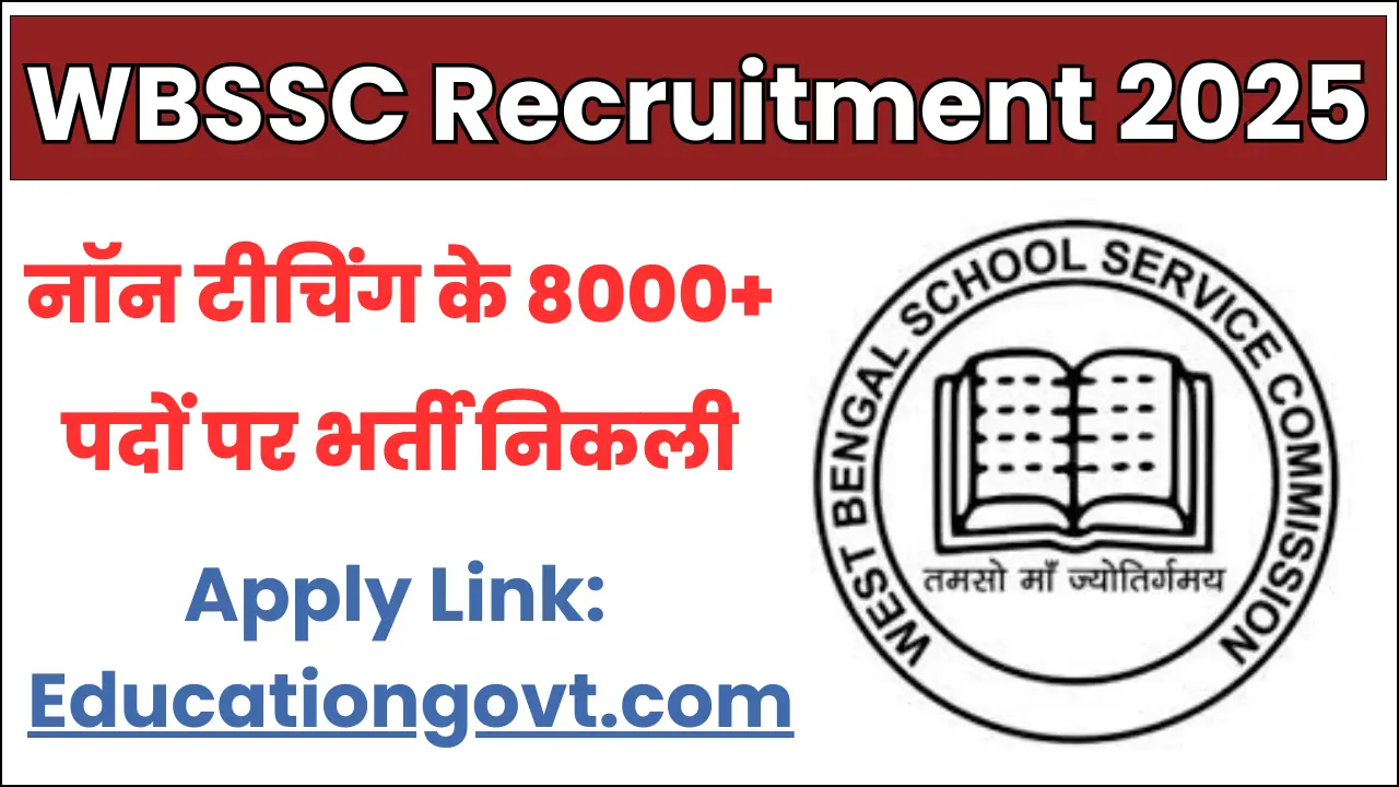 WBSSC Group C, D Recruitment 2025