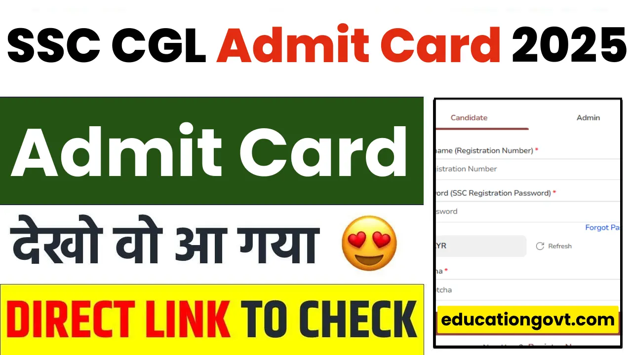 SSC CGL Admit Card 2025